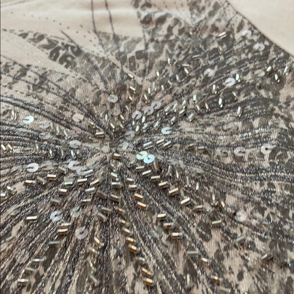 Beautiful beaded silky top - Picture 3 of 3